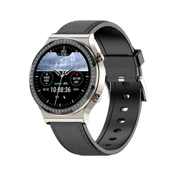 G08 Leather Medical-Grade ECG Smart Watch - Divvow