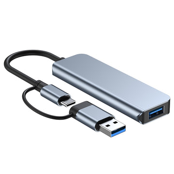 HU2013TU3 4-in-2 Hub USB-C/USB3.0 to 4*USB3.0 - Divvow