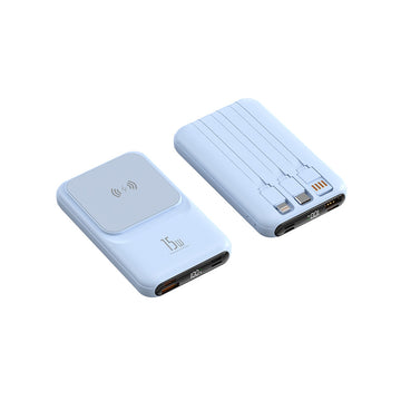 PBW010 Magnetic Wireless Power Bank 22.5W 10000mAh with Built-in Cable - Divvow