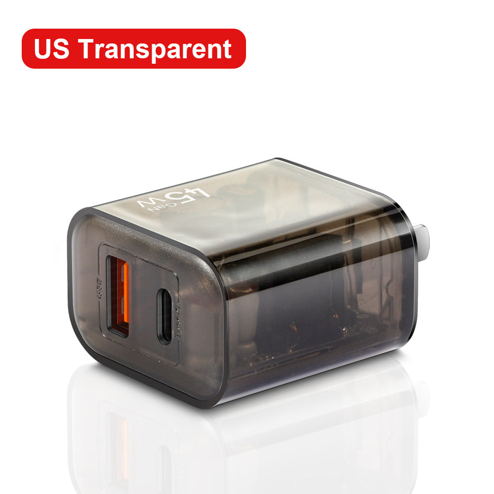 FC12 45W 2 Port Fast Charger A+C US Plug - Divvow