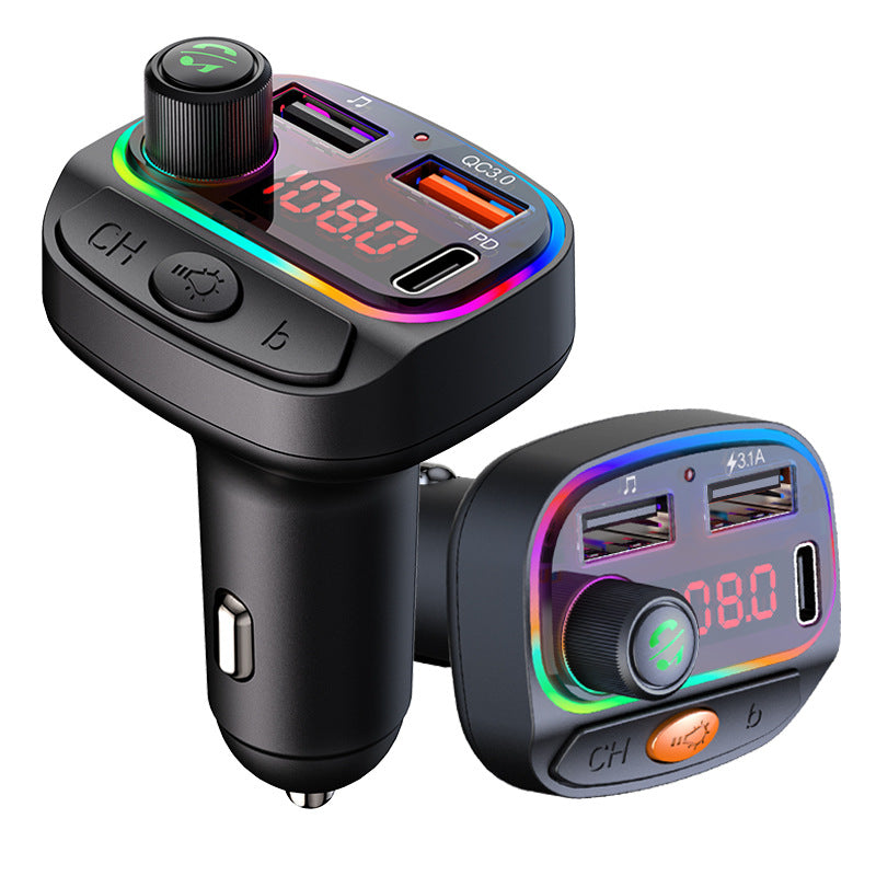 CAC14 CAC15 Car Charger LED Bluetooth MP3 Player FM Transmitter - Divvow