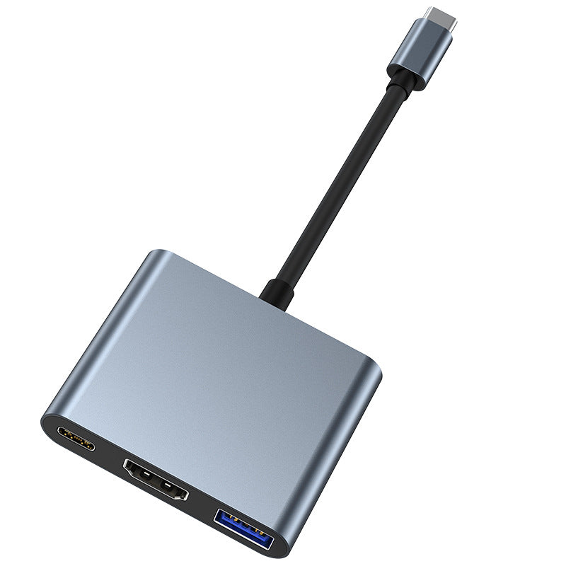 HU2005 3-in-1 Hub Type-C to USB3.0+HDMI+PD100W - Divvow