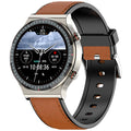 G08 Leather Medical-Grade ECG Smart Watch - Divvow