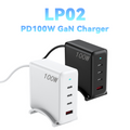LP02 PD100W GaN 4 Port Charger - Divvow