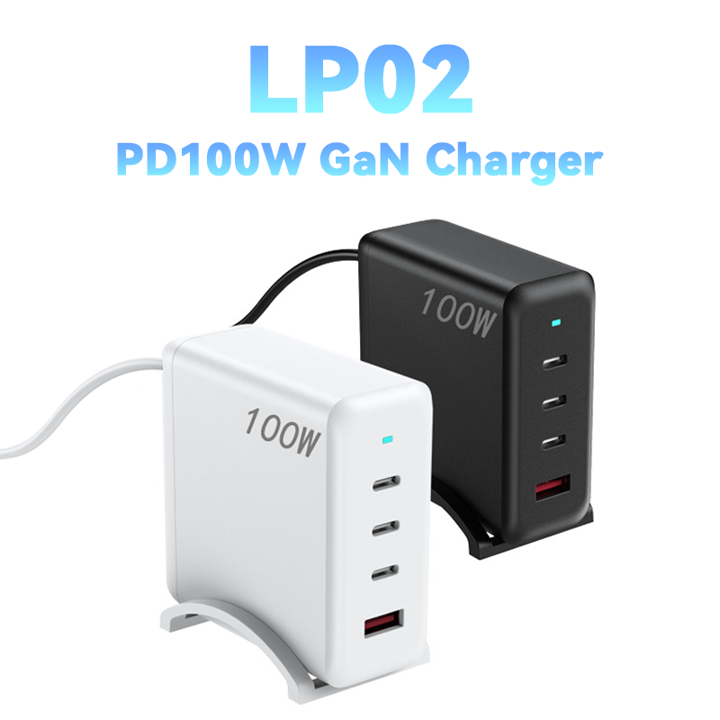 LP02 PD100W GaN 4 Port Charger - Divvow