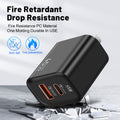 FC12 45W 2 Port Fast Charger A+C US Plug - Divvow