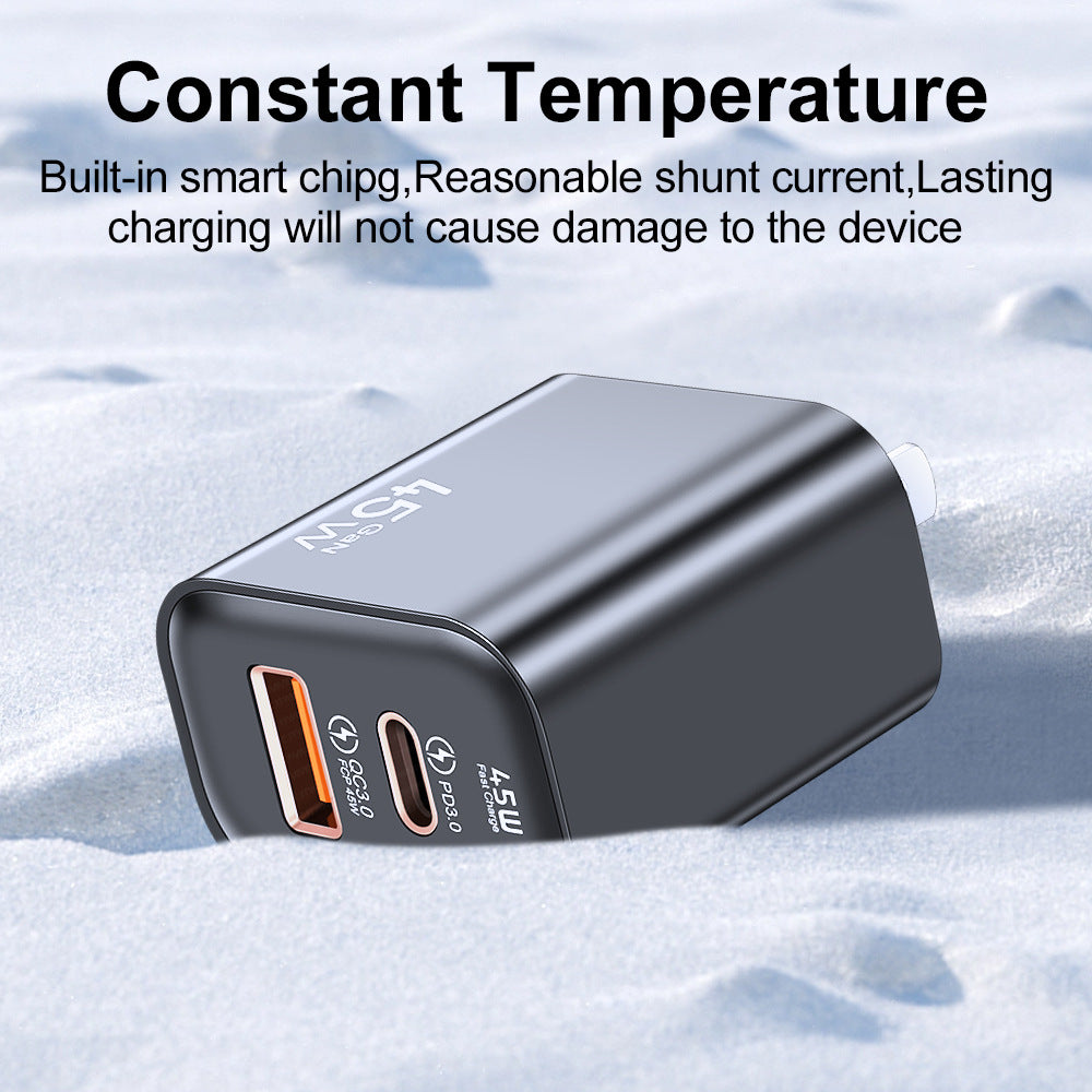 FC12 45W 2 Port Fast Charger A+C US Plug - Divvow
