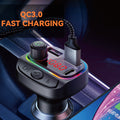 CAC14 CAC15 Car Charger LED Bluetooth MP3 Player FM Transmitter - Divvow
