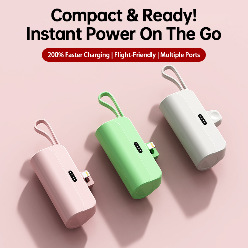 PB5388 Mini Capsule Portable Power Bank 5000mAh - Divvow