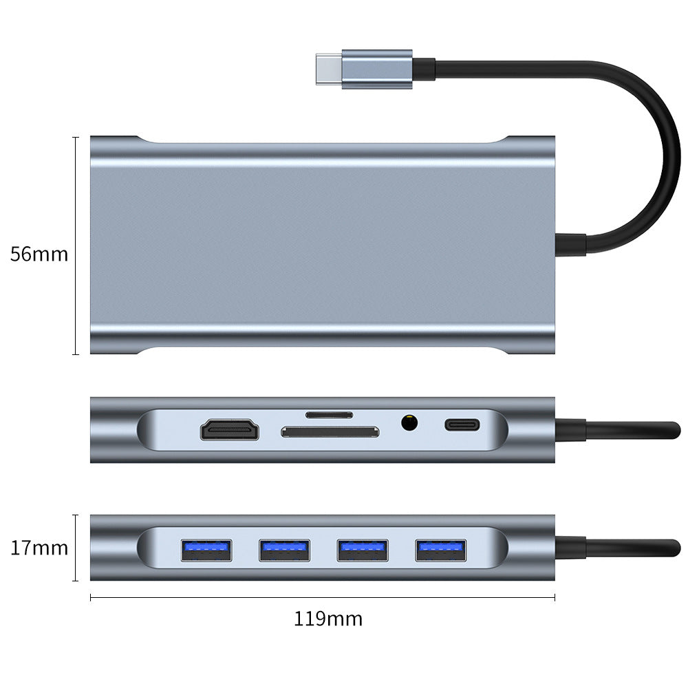 DK2110 11-in-1 Smart USB-C Dock with Ethernet - Divvow