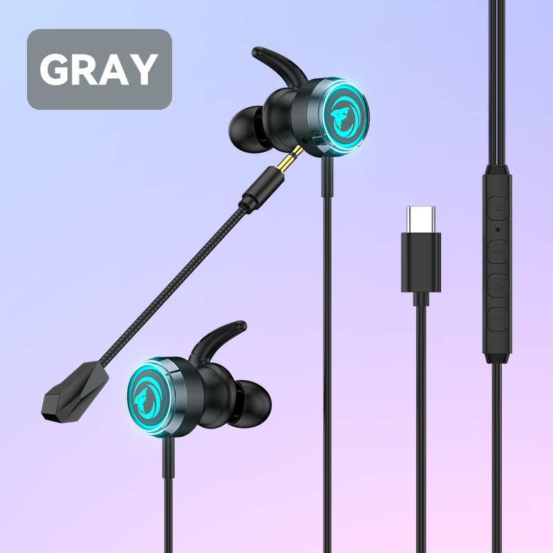 WEGM4 Gaming Earphones with RGB Light, Type-C - Divvow