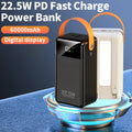 PBISDX101S 60000mAh Dual Cables Power Bank with Camping Light - Divvow