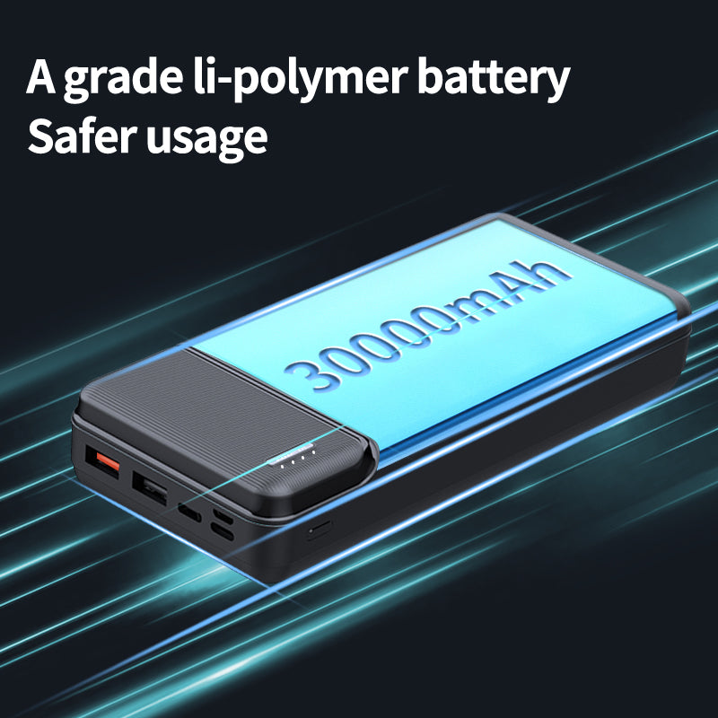 PBISQ8F 30000mAh 22.5W PD Fast Power Bank - Divvow