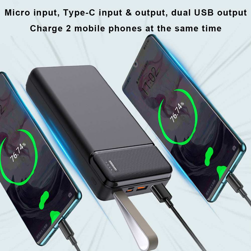 PBISQ9F 30000mAh PD 22.5W Portable Lanyard Power Bank - Divvow