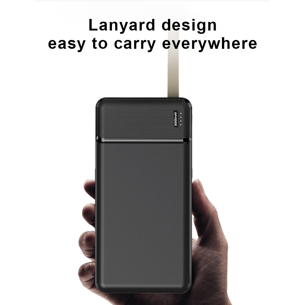 PBISQ9F 30000mAh PD 22.5W Portable Lanyard Power Bank - Divvow