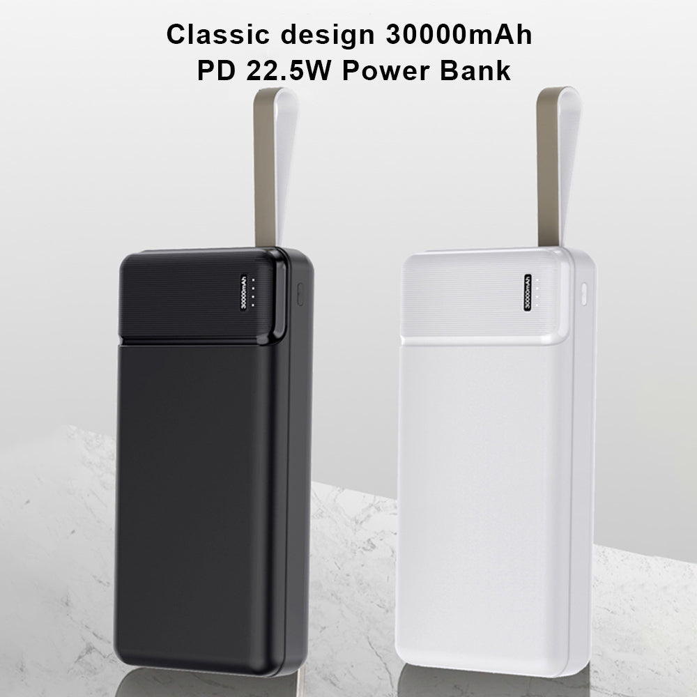 PBISQ9F 30000mAh PD 22.5W Portable Lanyard Power Bank - Divvow