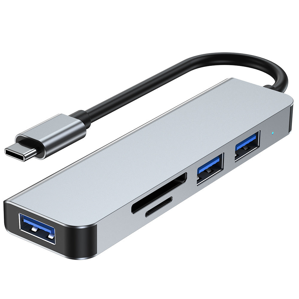 HU2013TU3 4-in-2 Hub USB-C/USB3.0 to 4*USB3.0 - Divvow