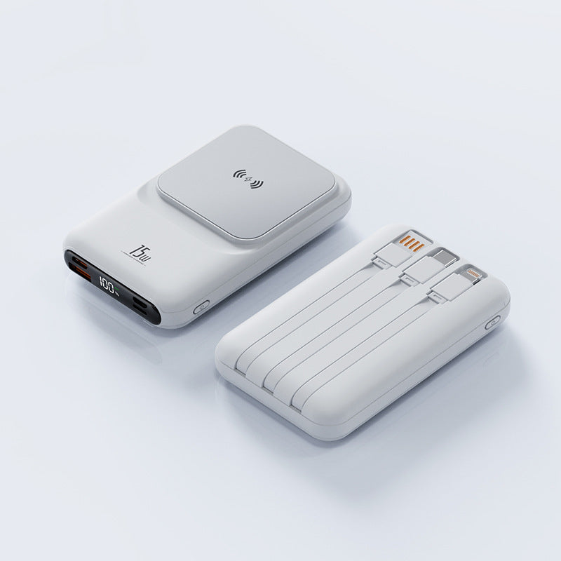 PBW010 Magnetic Wireless Power Bank 22.5W 10000mAh with Built-in Cable - Divvow