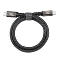 PQ001 Type-C to Type-C Aluminum Alloy Braided Cable, 5A 240W Fast Charging - Divvow
